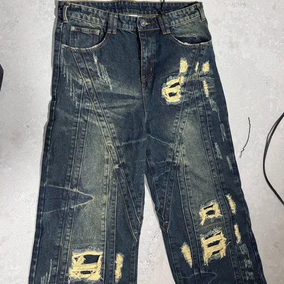 Ditch L.A. x Corvidae Distressed Denim - Picture 3 of 10